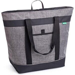 Charcoal Insulated Cooler Bag 21x17x8 for Camping